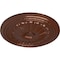 Ekena Millwork Alexa Ceiling Medallion (Fits Canopies up to 2 7/8"), Hand-Painted Copper Penny, 20 1/2"OD x 1 7/8"P CM20ALCPS - alternate 4